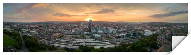 Sheffield Panorama Print by Apollo Aerial Photography