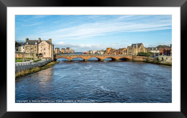 Doon the water Framed Mounted Print by Rodney Hutchinson