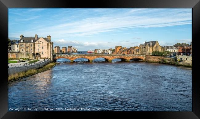 Doon the water Framed Print by Rodney Hutchinson