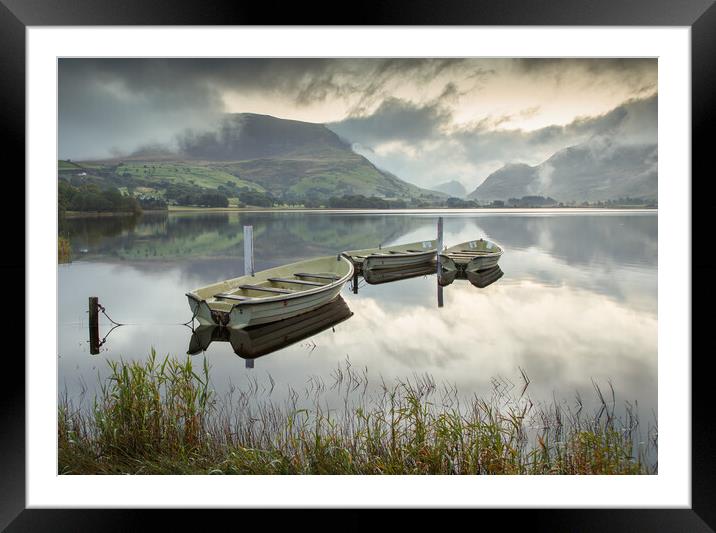 Llyn Nantlle Uchaf  Framed Mounted Print by Rory Trappe