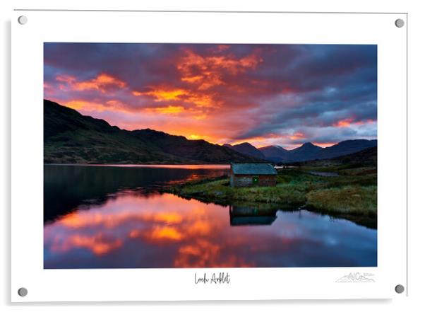 Loch Arklet Acrylic by JC studios LRPS ARPS
