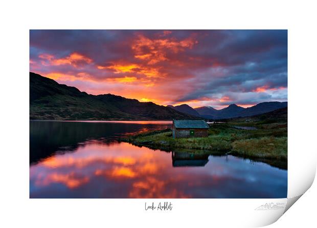 Loch Arklet Print by JC studios LRPS ARPS