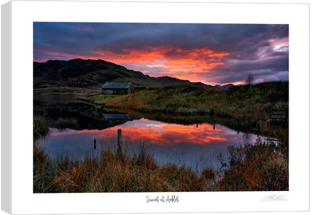 Sunset at Arklet Canvas Print by JC studios LRPS ARPS