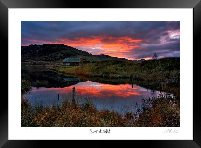 Sunset at Arklet Framed Print by JC studios LRPS ARPS
