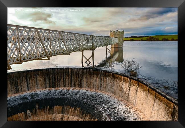 Northumberland Reservoir Framed Print by Aimie Burley