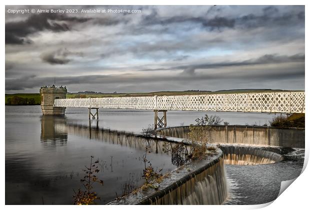 Fontburn Reservoir Print by Aimie Burley