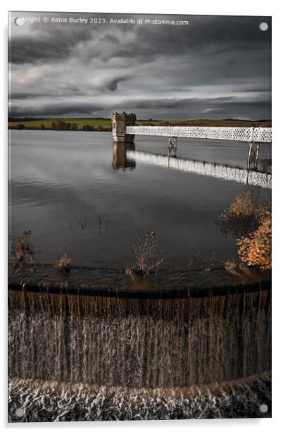 Reservoir at dusk  Acrylic by Aimie Burley