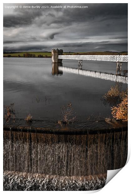 Reservoir at dusk  Print by Aimie Burley