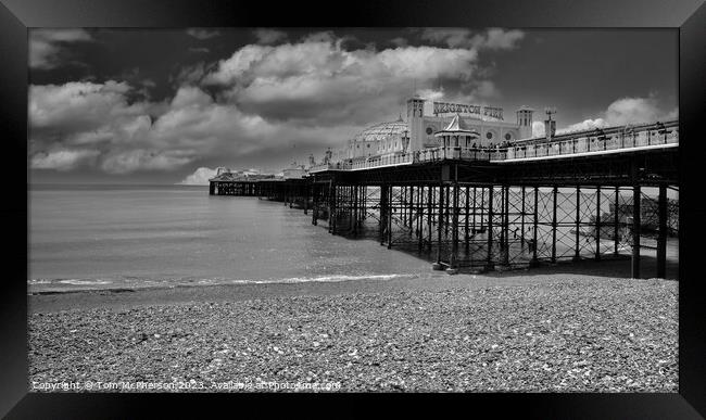 Brighton Pier Framed Print by Tom McPherson