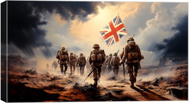 Active Duty Falkland Islands Canvas Print by Steve Smith