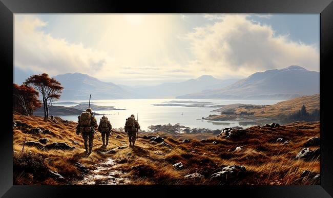 Active Duty Falkland Islands Framed Print by Steve Smith