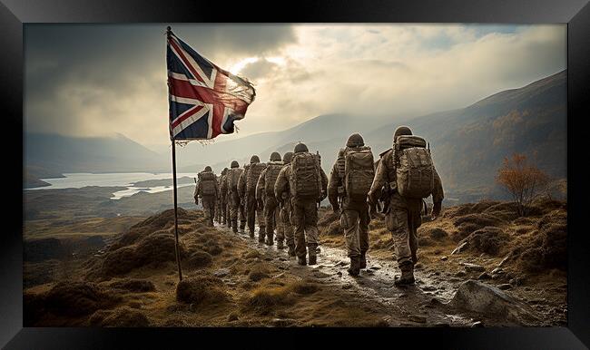 Active Duty Falkland Islands Framed Print by Steve Smith
