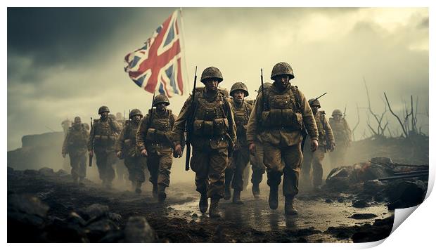 Active Duty Falkland Islands Print by Steve Smith