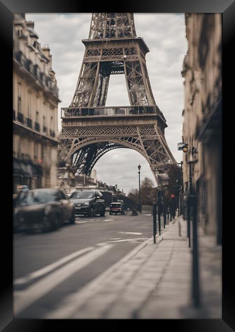 The Eiffel Tower Framed Print by Picture Wizard