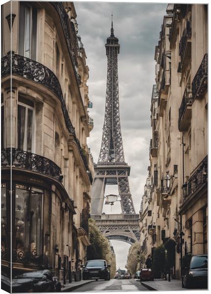 The Eiffel Tower Canvas Print by Picture Wizard