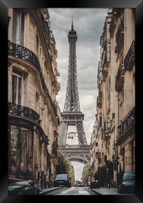 The Eiffel Tower Framed Print by Picture Wizard