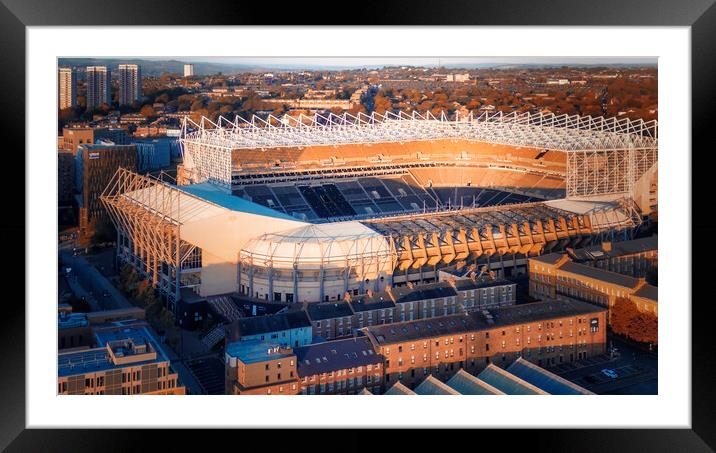 Newcastle United FC Framed Mounted Print by STADIA 