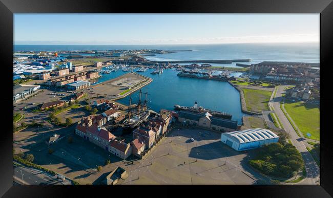 Hartlepool Framed Print by Apollo Aerial Photography