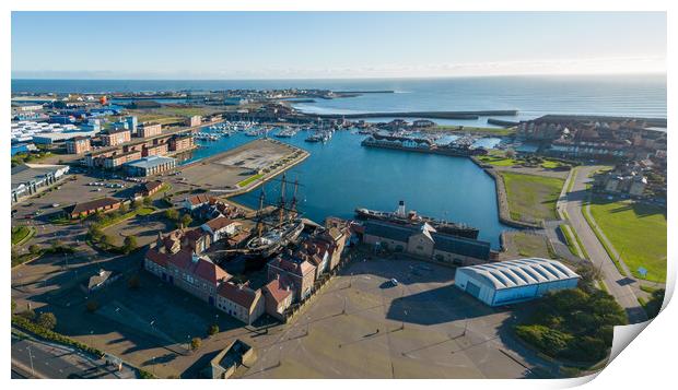 Hartlepool Print by Apollo Aerial Photography