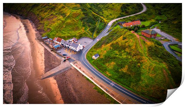 The Ship Pub Saltburn-by-the-Sea Print by Tim Hill