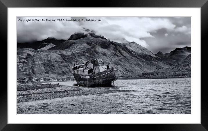 Corpach Shipwreck Framed Mounted Print by Tom McPherson