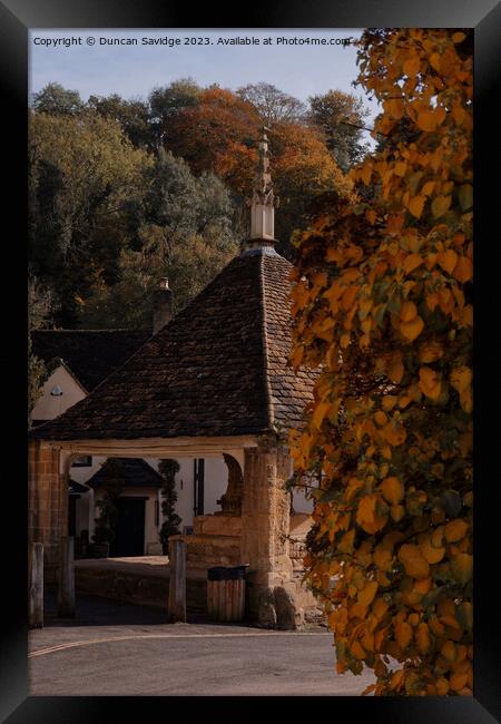 Autumn in the Cotswolds  Framed Print by Duncan Savidge