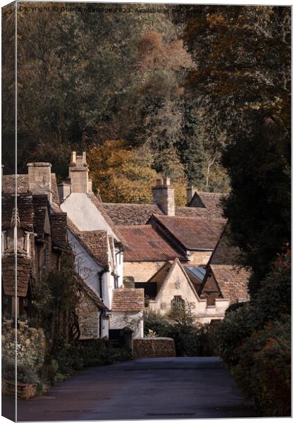 England's prettiest village - Castle Combe  Canvas Print by Duncan Savidge