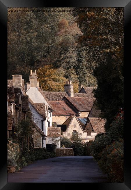 England's prettiest village - Castle Combe  Framed Print by Duncan Savidge
