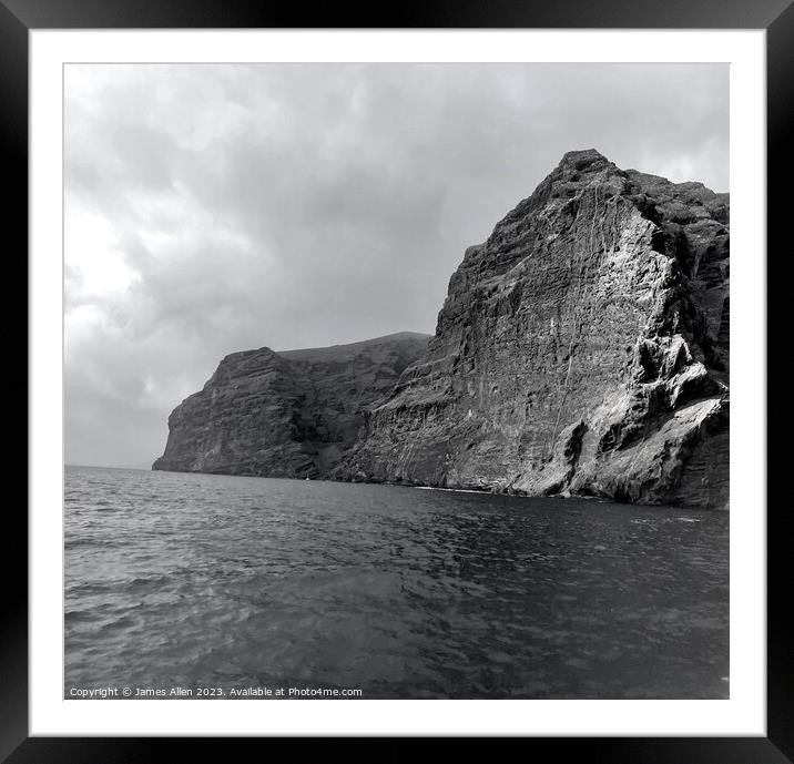 Cliffs Of Gigantes  Framed Mounted Print by James Allen