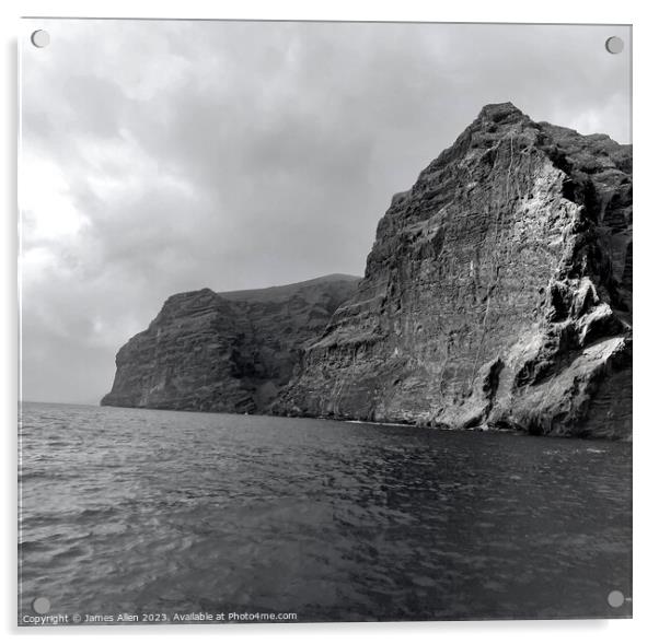 Cliffs Of Gigantes  Acrylic by James Allen