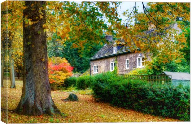 Autumn in Wentworth Village Canvas Print by Alison Chambers