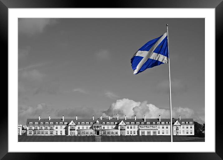 Turnberry Hotel, South Ayrshire, Scotland Framed Mounted Print by Allan Durward Photography
