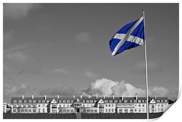 Turnberry Hotel, South Ayrshire, Scotland Print by Allan Durward Photography