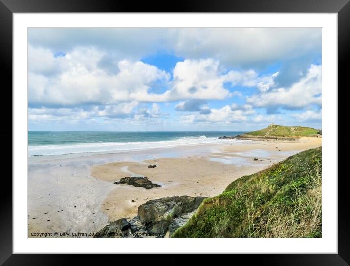 November in St Ives Framed Mounted Print by Beryl Curran