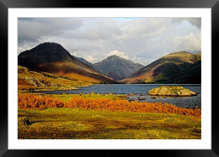 Wastwater Lake District Framed Mounted Print by Martyn Arnold