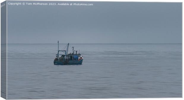 Alone on the Moray Firth Canvas Print by Tom McPherson