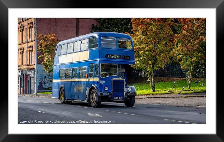 1953 Leyland Titan PD2 bus Framed Mounted Print by Rodney Hutchinson