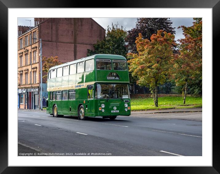 Leyland Atlantean Bus Framed Mounted Print by Rodney Hutchinson