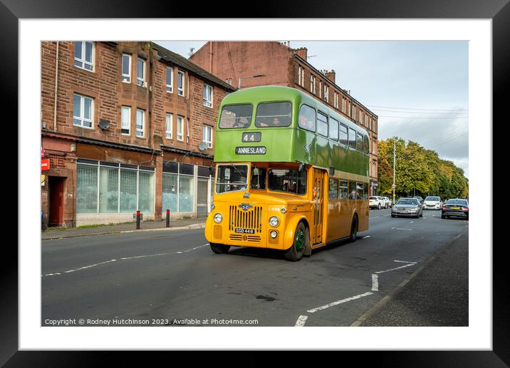 Leyland Titan PD3/2 Bus Framed Mounted Print by Rodney Hutchinson