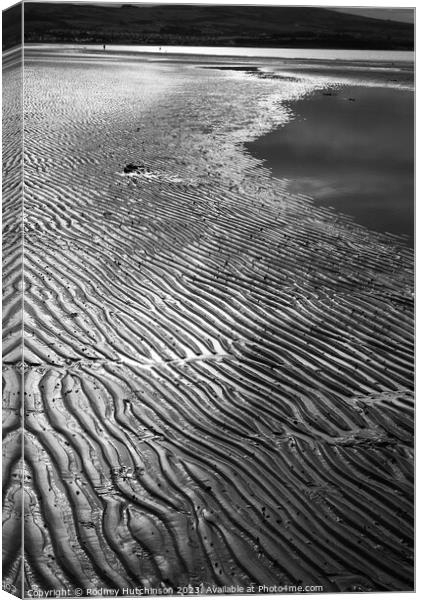 Ripples in the sand Canvas Print by Rodney Hutchinson