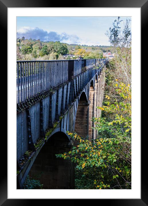 Pontcysyllte Aqueduct Framed Mounted Print by Clive Wells
