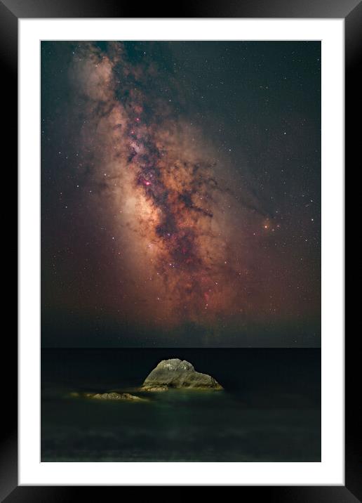 Dark  Framed Mounted Print by Matt Pennal