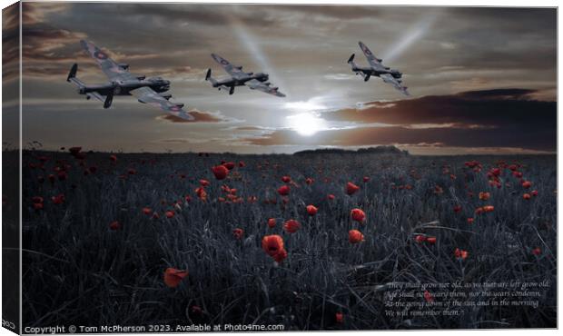 'For The Fallen' Canvas Print by Tom McPherson
