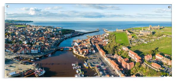 Whitby view Acrylic by Apollo Aerial Photography