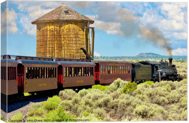Cumbres & Toltec Scenic Railroad, Colorado and New Mexico Canvas Print by John Chase
