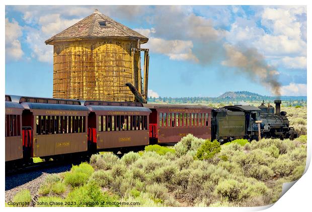 Cumbres & Toltec Scenic Railroad, Colorado and New Mexico Print by John Chase