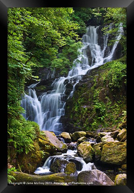 Torc Waterfall, Killarney, Kerry, Ireland Framed Print by Jane McIlroy