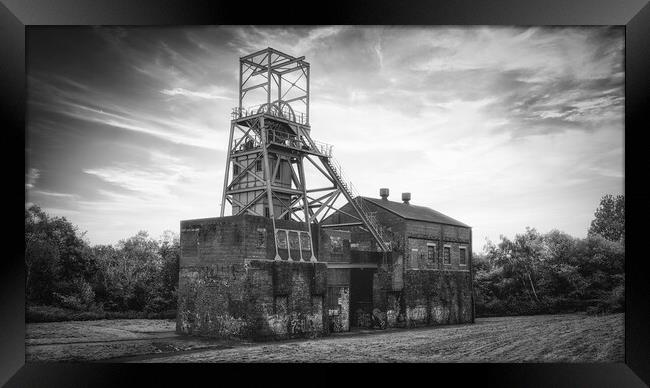  Barnsley Main Black and White Framed Print by Tim Hill