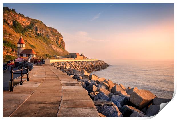 Scarborough Sunrise North Yorkshire Print by Tim Hill