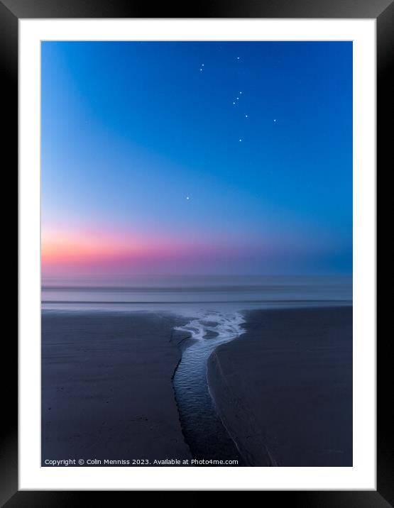 Orion Greets The Dawn II Framed Mounted Print by Colin Menniss